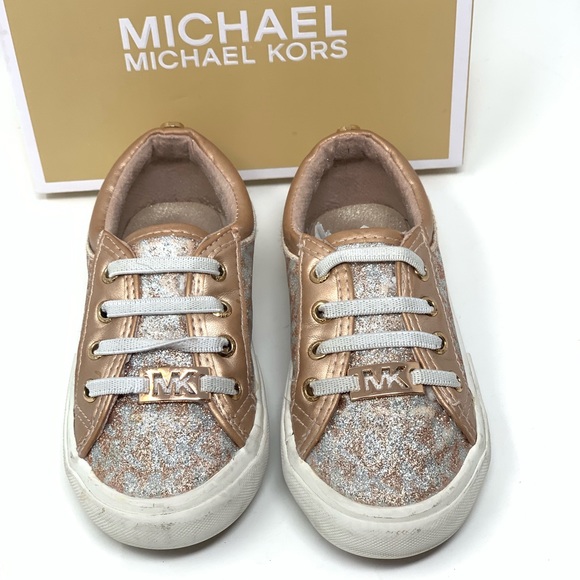 Michael Kors Other - Michael kors Toddler girl rose gold shoes size 8